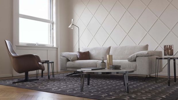 Cung điện nội thất cao cấp tùy chỉnh Ý trussardi sideboard TV tủ hiên hiên sofa bàn cà phê - Bộ đồ nội thất giường