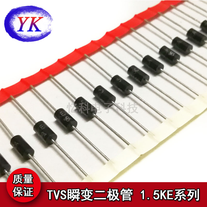 Two-way TVS Transient Suppression Diode 1 5KE6 8CA 1500W Straight plug DO-201AD