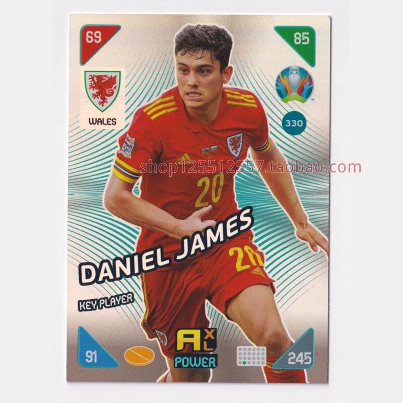 Panini 2020 2021 European Cup star card KKP key player James Wales 330: - Taobao