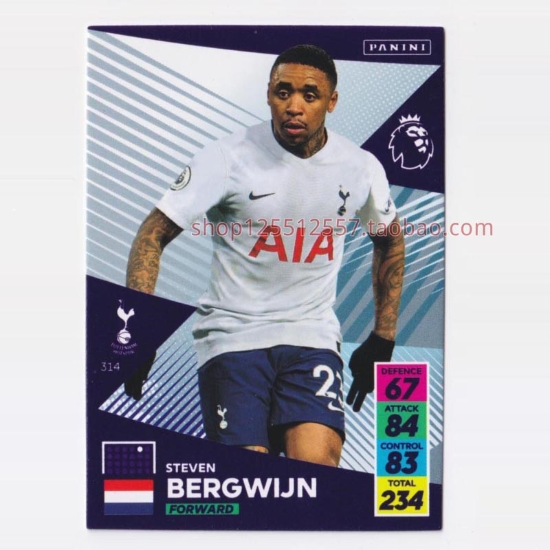 Panini Panini 2021-2022 Premier League star Capka Bergwyn Tottenham Hotspur 314#