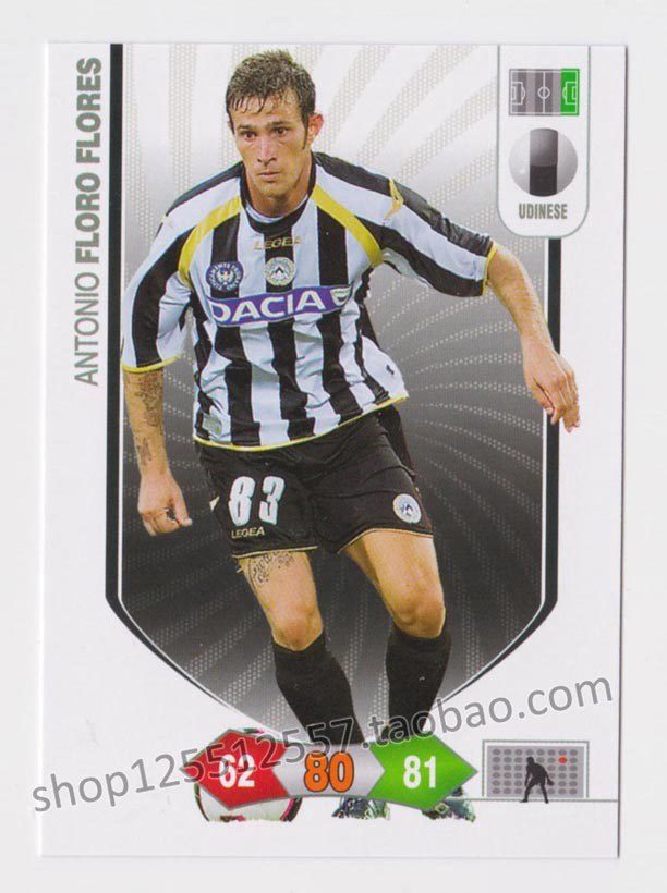 Panini 2010-2011 Serie A star CarFlores Puccaudines 277: -Taobao