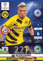 Panini 2014-2015 Champions League star card appendage to IS Kampl Borussia Dortmund ue087 #