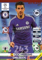Panini 2014-2015 Champions League star card with extra version KP Fabregas 108 #