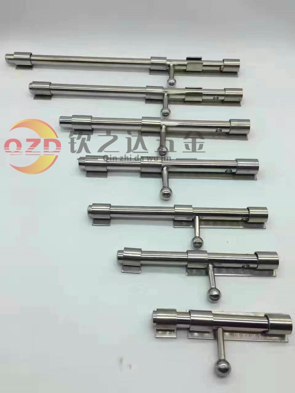 Stainless steel fat boy latch Steel door latch Bright latch Door welded solid latch Rental house padlock bright latch