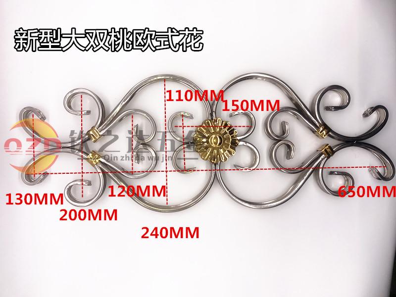 304 European-style flower stainless steel decorative accessories High-grade European-style art staircase flower door and window flower balcony guardrail flower