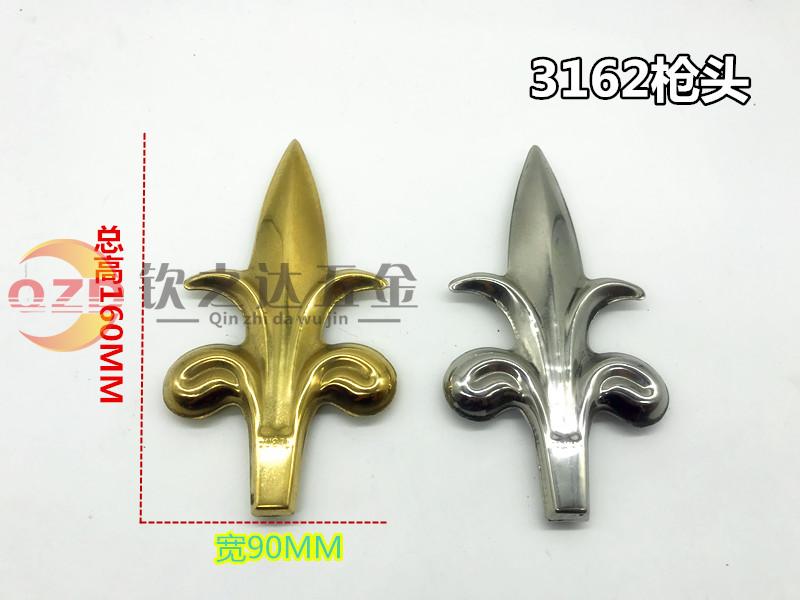 3162 patio protective gun head stainless steel fence gardening accessories European-style guard rail gun head fence gun head