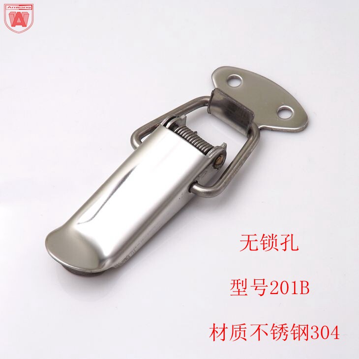 201B stainless steel 304 iron buckle box buckle bag buckle duckbill buckle spring buckle Wooden box lock