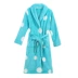 Nhà của cô Fendi mùa thu và mùa đông mới nhung nhung áo choàng màu kẹo chấm bi áo choàng dài ren FL5659 - Night Robe shop đồ ngủ cao cấp Night Robe