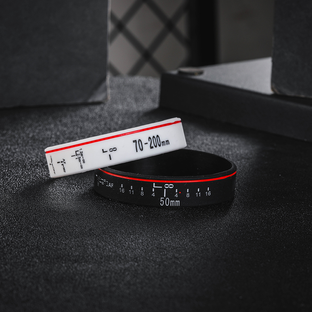 Factory direct Canon Lens Bracelets Wide lens bracelet Camera silicone hand ring