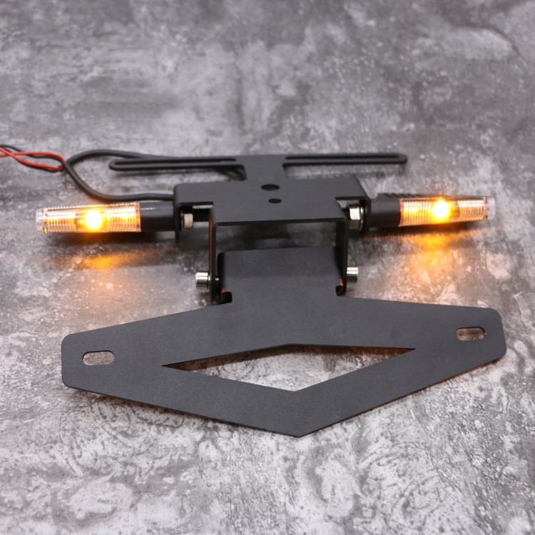 Kawasaki ZX6R ZX636 ZX-10R ZX14R ZX14R rear plate frame short rear license plate rack can be folded