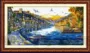 Cầu vồng thêu Quảng trường chính hãng DMC cross stitch từ bờ biển thành phố 110.505 phụ tùng - Bộ dụng cụ thêu tranh thêu chữ
