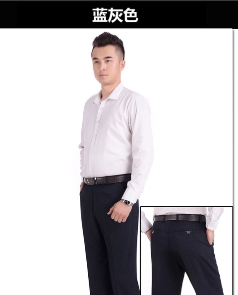 Mùa thu và mùa đông dày quần trung niên nam lỏng lẻo eo cao bố tải ống thẳng miễn phí quần nam nóng quần bò nam đẹp