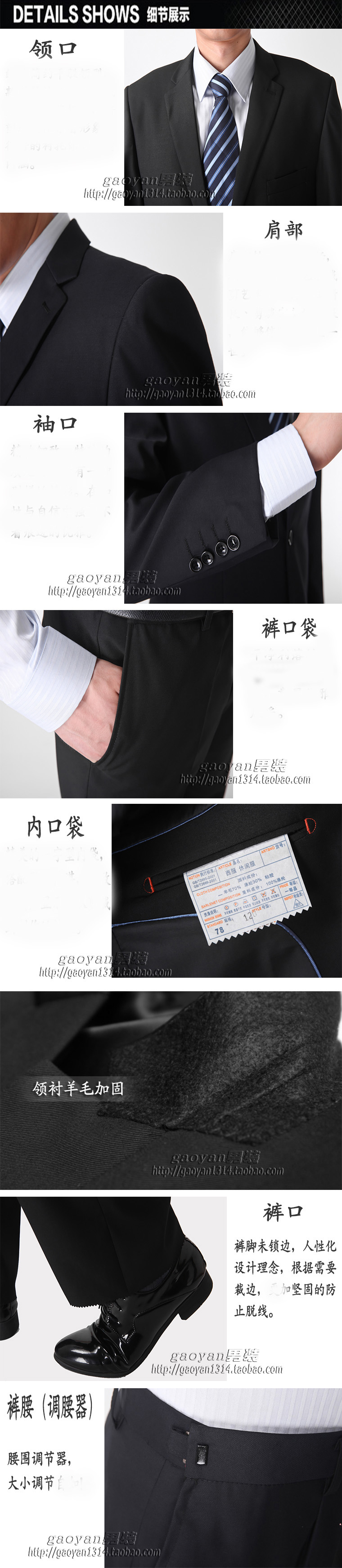 Trang phục nam công sở giản dị Phiên bản Hàn Quốc của bộ đồ tự canh chú rể ăn mặc chuyên nghiệp phù hợp với công việc quần dài nam