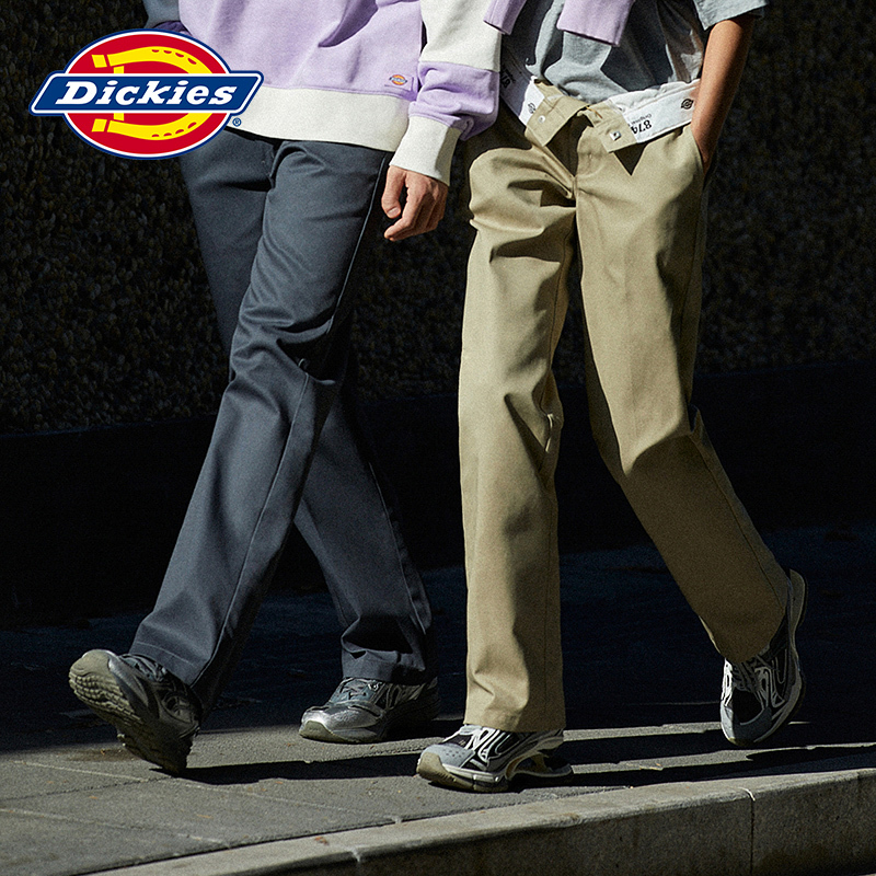 Dickies Classic 874 Work Pants for Women, American Version, Autumn and Winter, Dickies Jennie Same Style Cuffed Trousers 010609 Dickies Classic 874 Work Pants for Women, American Version, Autumn and Winter, Dickies Jennie Same Style Cuffed Trousers 010609