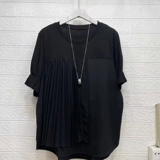 Летний товар, шифоновый комплект, рубашка, футболка с коротким рукавом, оверсайз