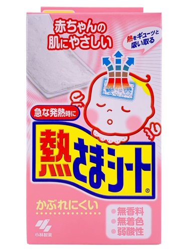 Японский охлаждающий пластырь, охлаждающие наклейки против лихорадки для младенца, 0-2 лет, 12 штук, физическая защита