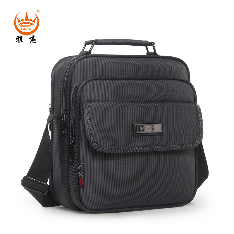 Single shoulder man bag for leisure small bag Oxford canvas skew bag Business men's bag IPAD backpack briefcase