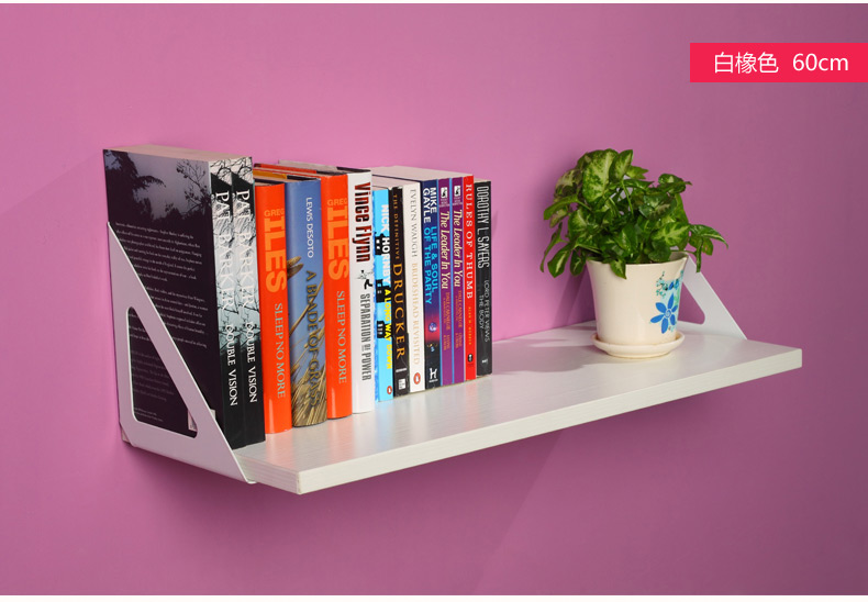 Kệ sách treo tường Midas Giá treo tường sáng tạo Giá treo tường đơn giản Word Beneer hoa đứng - Kệ kệ sách đứng đẹp