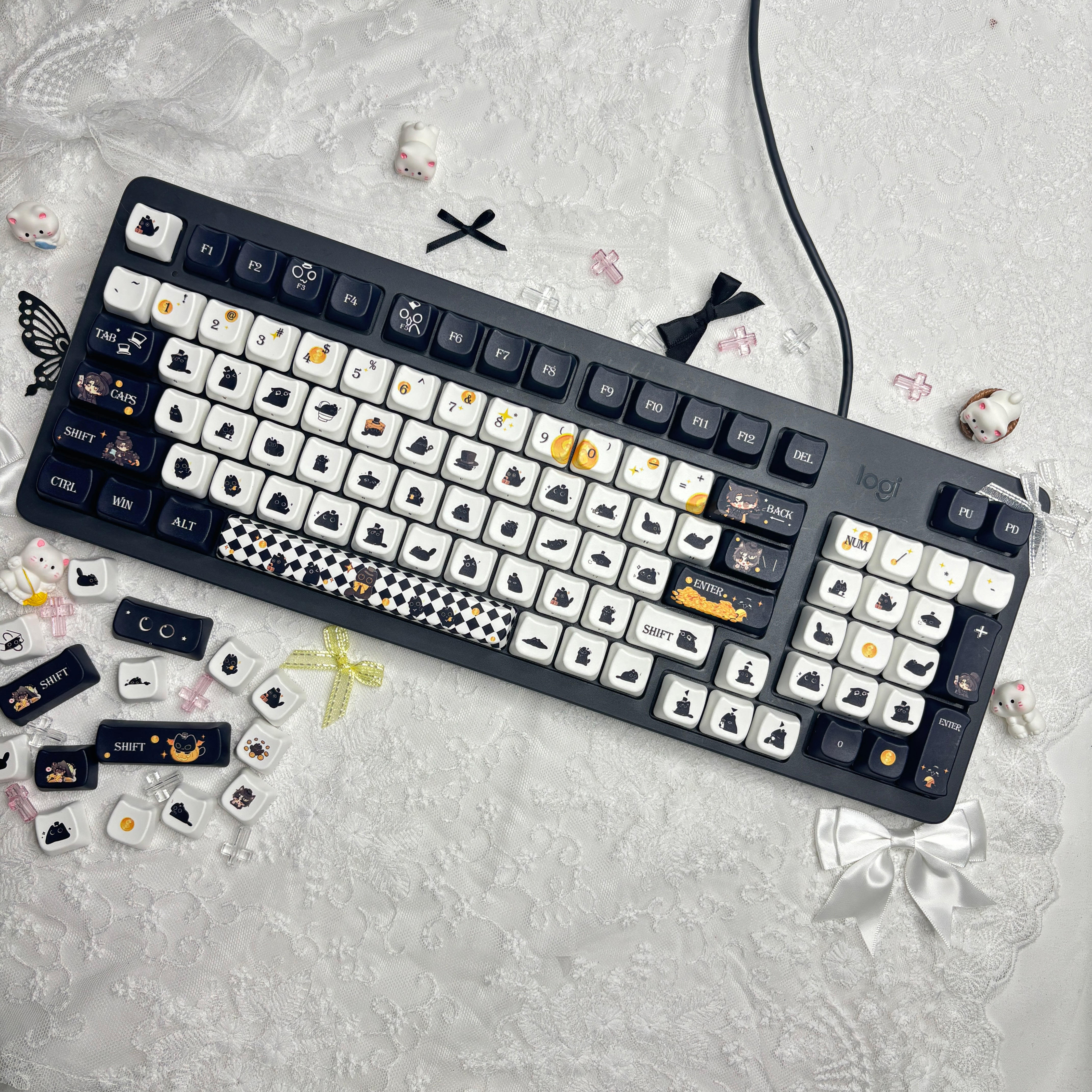 Lord of the Mysteries Klein Cat fan-made keycap set detail image 05