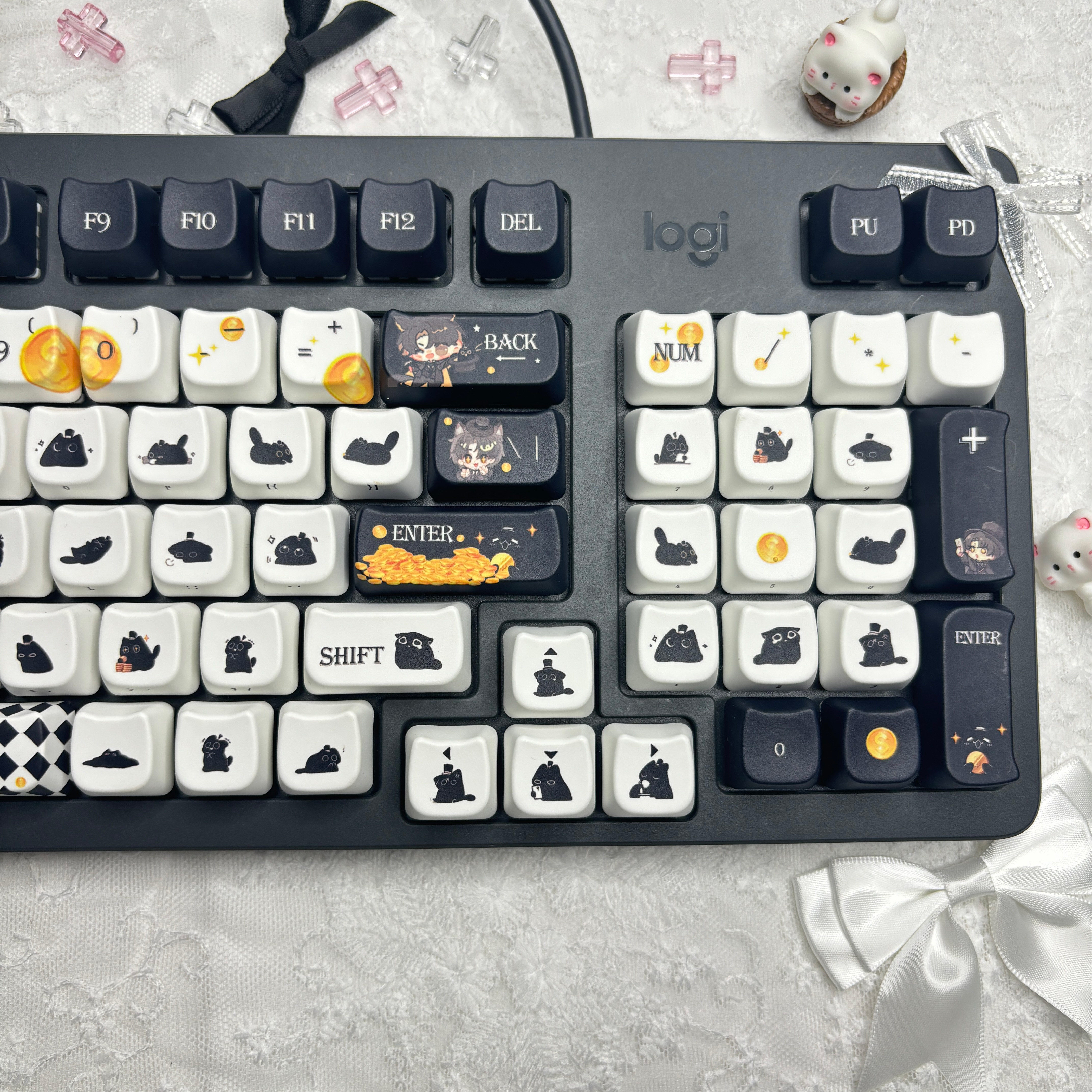 Lord of the Mysteries Klein Cat fan-made keycap set detail image 08