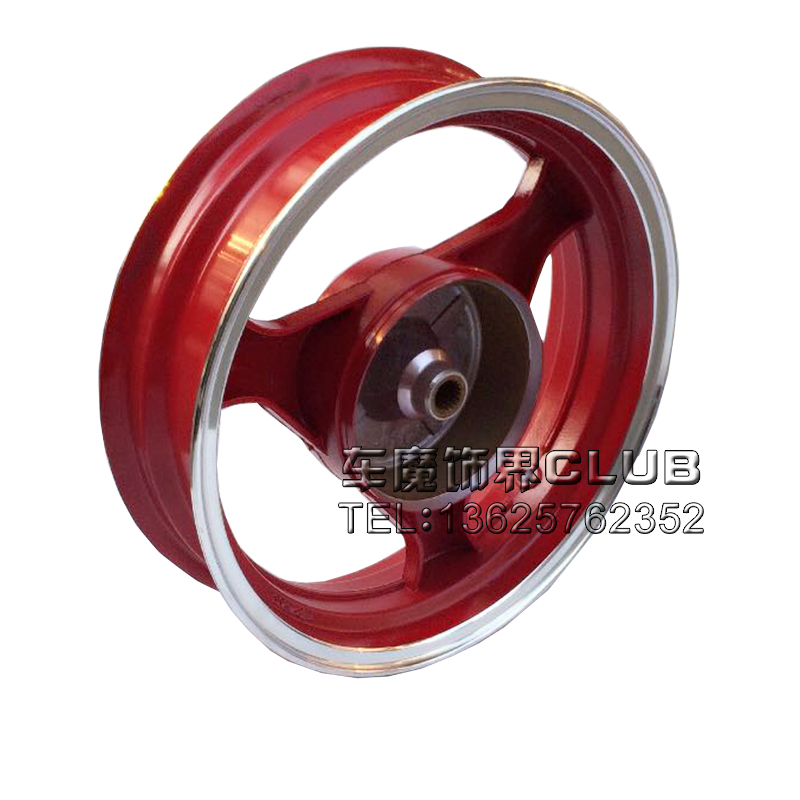 Bàn đạp xe máy điện 骠 cưỡi / Xe máy Falcon 13 inch bánh xe hợp kim nhôm phía trước đĩa đôi bằng thép vòng nhôm bánh xe đôi niềng xe dream