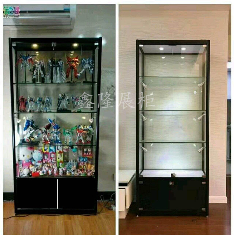 Zhongshan display cabinet glass showcase display cabinet sample cabinet model cabinet model boutique shelf