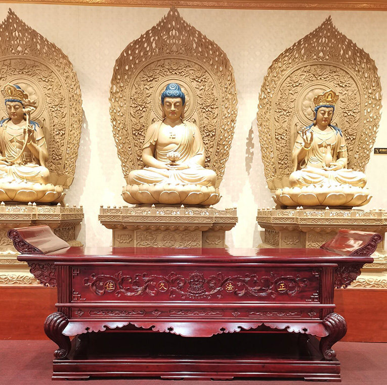 Solid wood for table red wood scent tables Yuanbao Table Temple for Taiwan Buddha Road incense supplies customized