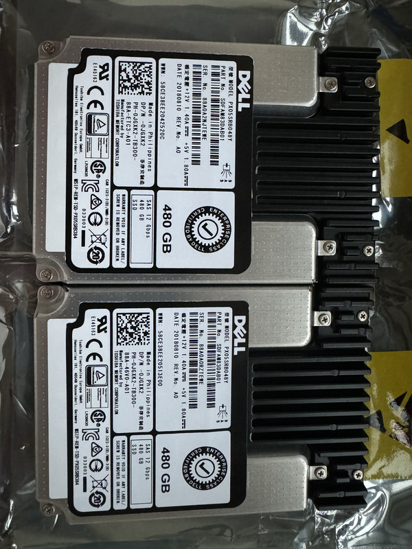 Zero Power On, 100% Healthy Dell Px05Srb048Y 0Jgxk2 480g Jgxk2 Sas Ssd