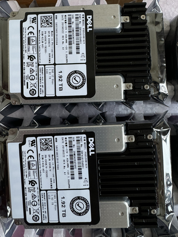 Zero Power On, 100% Healthy Dell Px05Svb192Y 0V0K7V 1.92t Sas Ssd Hard Drive