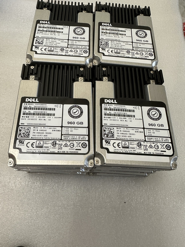 Zero Power On, 100% Healthy Dell Px04Srb096 04Kg4X 960g Sas Ssd 4Kg4X