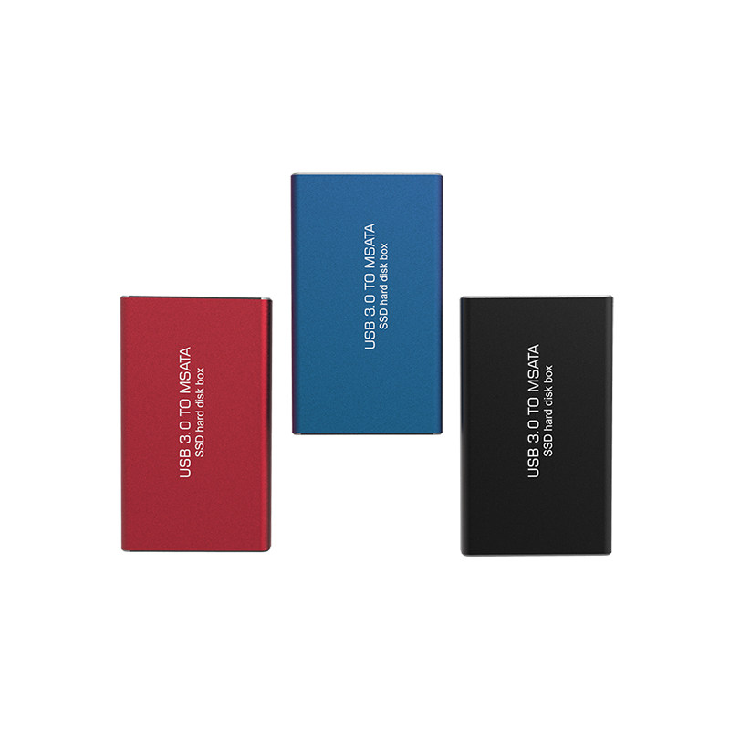 Msata Solid-State Mobile Hard Drive Box Msata to Usb3.0 External Computer Hard Drive Box External Read-Write Type-C