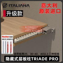 Italian if invisible laminate support invisible laminate rack adjustable shelf cabinet furniture wooden layer bracket laminate