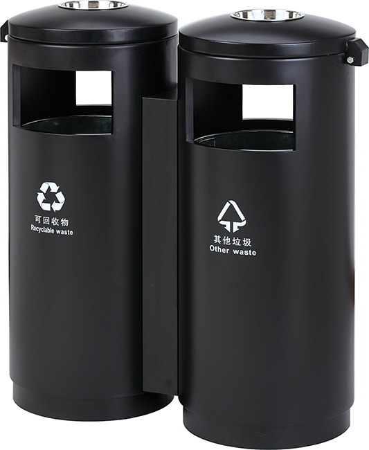 Outdoor classified environmental protection trash can outdoor community sanitation trash can municipal garden street large peel box