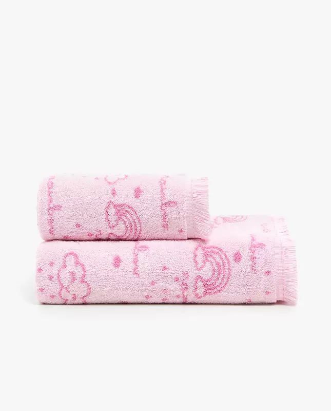 Zara Home KIDS loạt cầu vồng hoa văn cotton giặt khăn gia đình lớn 40977013620 - Khăn tắm / áo choàng tắm