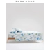 Zara Home Mục vụ bướm gió và trái cây In trên tấm ga trải giường bằng vải bông đơn 47210089999 - Khăn trải giường