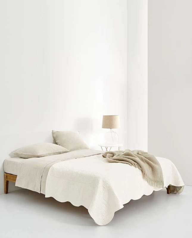 Zara Trang chủ châu Âu mền giường satin sóng bìa cắt giảm ánh sáng thở 45141005712 - Trải giường