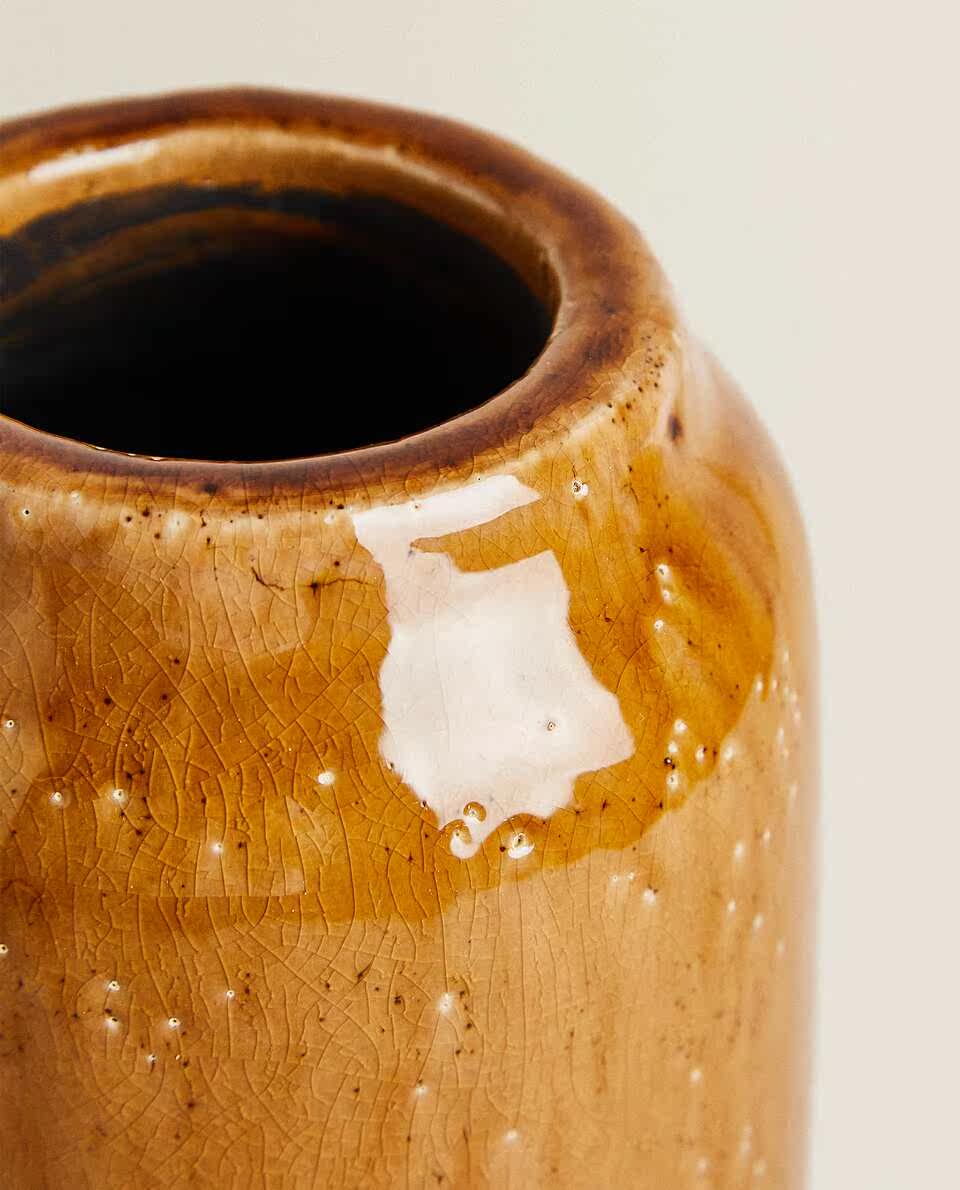 花瓶zara Home 赤土色花瓶 Yahoo奇摩拍賣