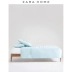 Zara Home KIDS loạt màu xanh Bắc Âu trẻ em pompom thêu gối đơn gối 47388091400 - Gối trường hợp gối nước Gối trường hợp