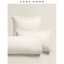 Gối mùa hè Zara Home cho gối dài gấp đôi với chất liệu cotton Satin (Cặp) 40302091710 - Gối trường hợp Gối trường hợp