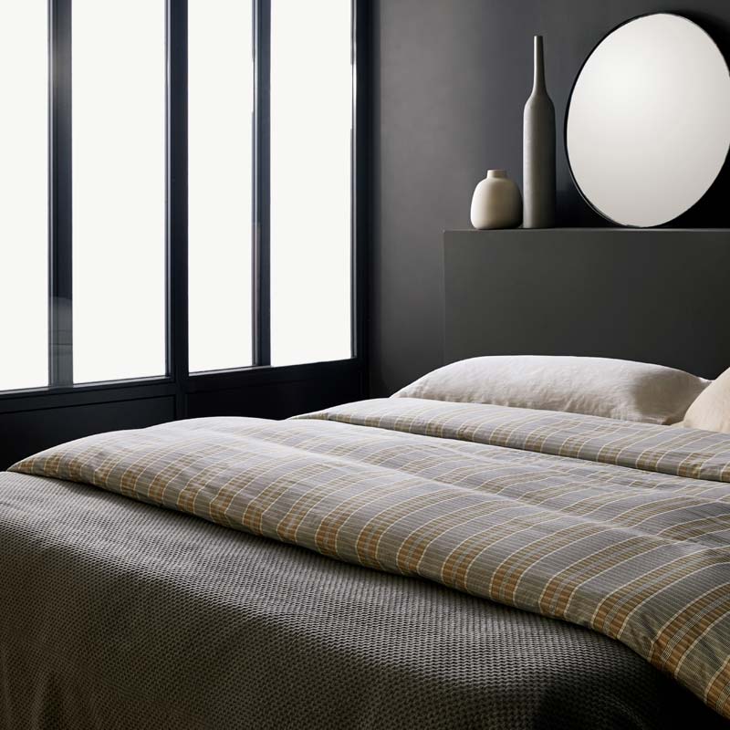 Zara nhà kết cấu đan giường bìa giường 4780800802