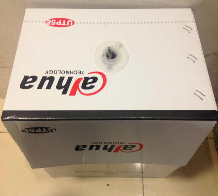 Dahua national standard super five network cable 305 meters foot meter 0 5 pure copper oxygen-free copper network cable spot