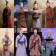 King Goujian of Yue, same style men's Hanfu, cotton and linen minister