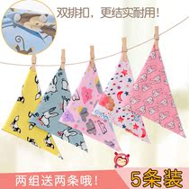 Newborn Cotton Bib Bib Bib Baby Saliva Scarf Baby Triangle Scarf Girls Boys Head Scarf Summer Thin