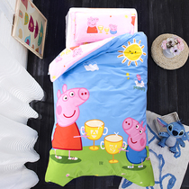 pure cotton nap cotton quilt kindergarten quilt three-piece set pure cotton six-piece set bedding with core childrens quilt