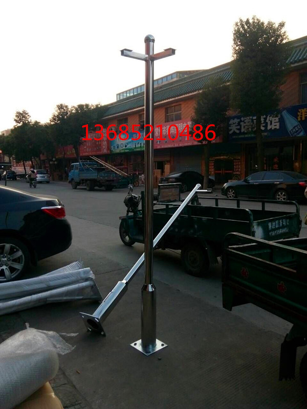 Community monitoring pole 2 2 5 3 4 5 6 stainless steel pole outdoor camera gun ball machine column bracket