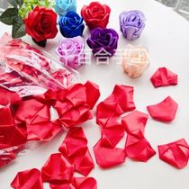 Ribbon Rose Pelvis Handmade Material Blue Gigaki DIY Material Birthday Valentines Day Christmas Gift