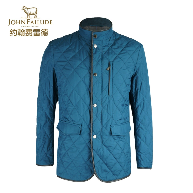 John Fred 19 sản phẩm mới mùa thu và mùa đông Áo khoác cotton hàn quốc nam trung niên mặc cổ đứng áo khoác cotton giản dị áo khoác mỏng - Bông