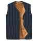 Mùa thu và mùa đông áo vest nam trung niên cha mặc vest nam vest vest cotton dày để giữ ấm cho đàn ông giản dị áo ba lỗ nam đẹp