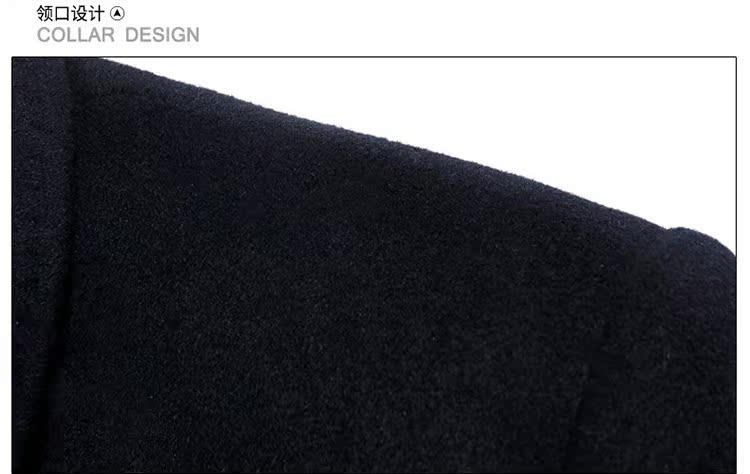 Mùa thu và mùa đông áo khoác cashmere cũ nam dài phần nút nút áo len cộng với cotton dày mùa đông quần áo kinh doanh nam áo parka nam