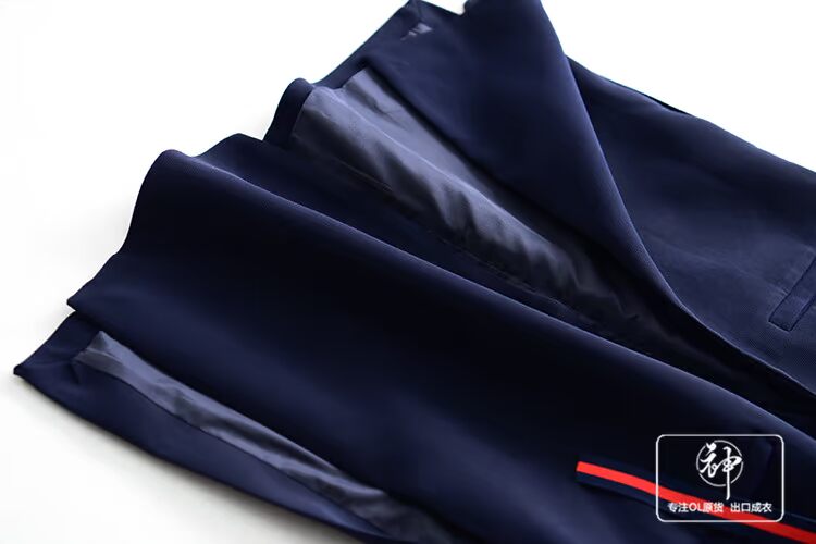DGLW038 trong nước duy nhất 2018 mùa thu mới dài hem chia tay phù hợp với vest áo khoác áo khoác lông nữ